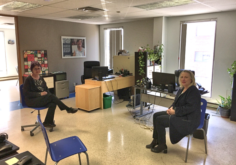 Madame Christine St-Pierre, députée de l’Acadie, en visite au CABBC